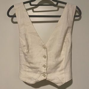 Abercrombie & Fitch Button Up Tank Top